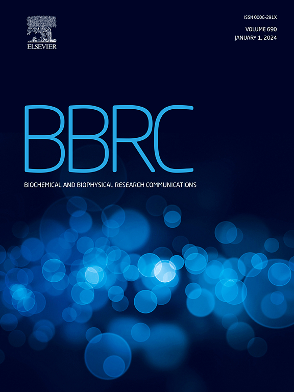 Go to journal home page - Biochemical and Biophysical Research Communications